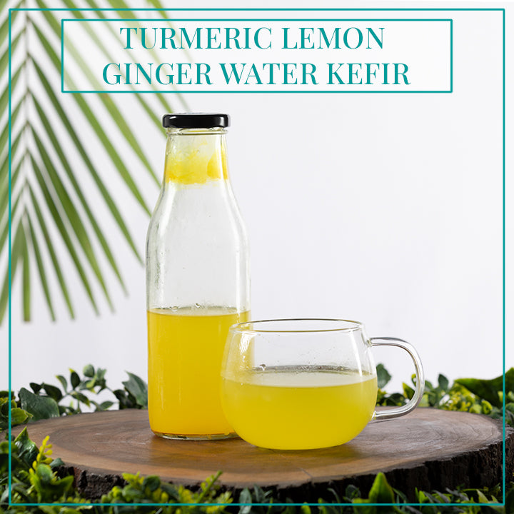 TURMERIC LEMON GINGER WATER KEFIR