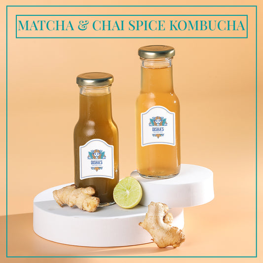 Chai Spice & Matcha Kombucha Combo