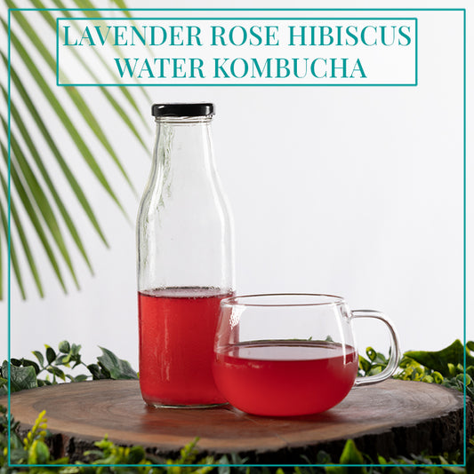Lavender Rose Hibiscus Water Kombucha
